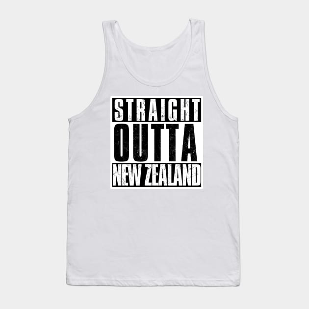 STRAIGHT OUTTA NEW ZEALAND Tank Top by Simontology